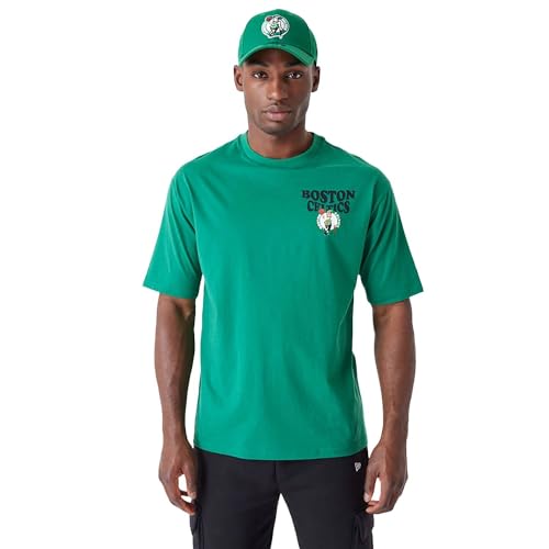 New Era NBA Boston Celtics T-Shirt Herren Shirt grün, L von New Era