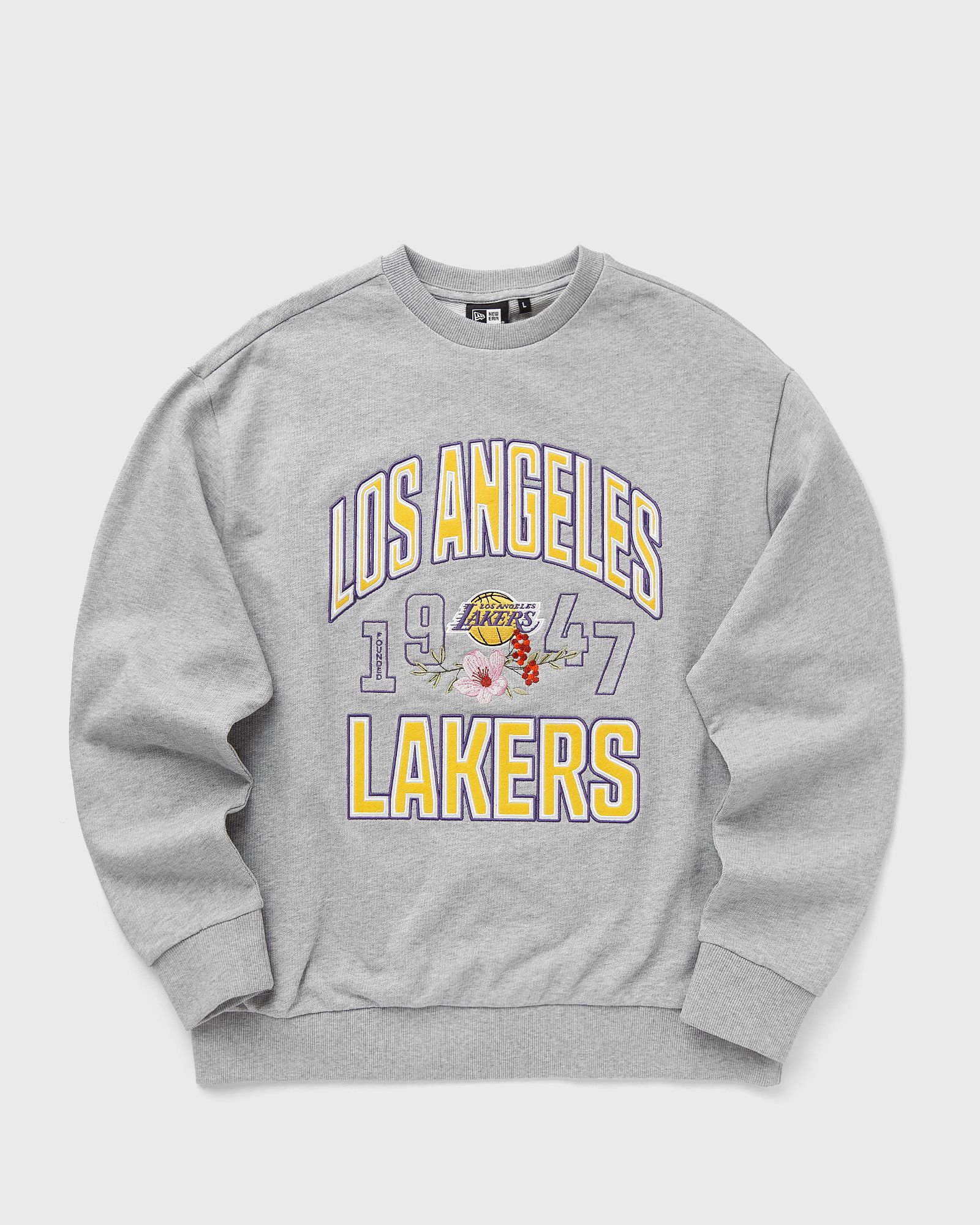 New Era NBA FLORAL OS CREW LOS ANGELES LAKERS men Sweatshirts|Team Sweats grey in Größe:XL New Era NBA FLORAL OS CREW LOS ANGELES LAKERS men Sweatshirts|Team Sweats grey in Größe:XL von New Era
