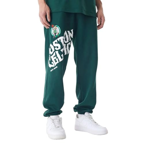 New Era NBA Graphic Boston Celtics Hose Herren Jogginghose dunkelgrün, L von New Era