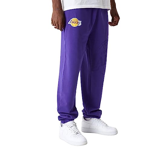 New Era NBA Joggers Lakers 60416397, Mens Trousers, Purple, L EU von New Era