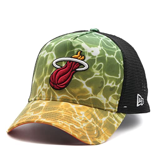 New Era NBA Miami Heat Summer City Trucker Cap schwarz/rot, OS von New Era