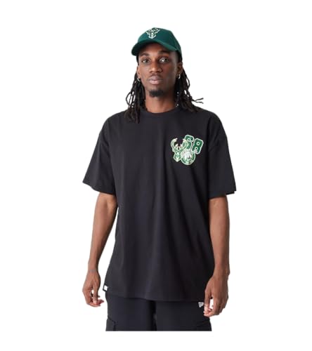 New Era NBA Milwaukee Bucks Oversized T-Shirt Herren schwarz, S New Era NBA Milwaukee Bucks Oversized T-Shirt Herren schwarz, S von New Era