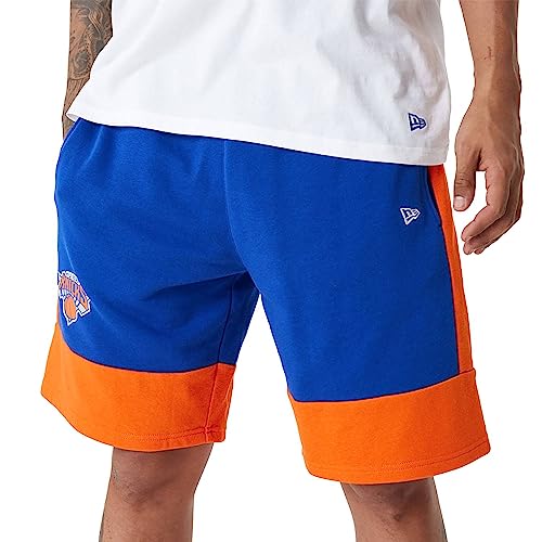 New Era NBA New York Knicks Short Herren blau orange, L von New Era