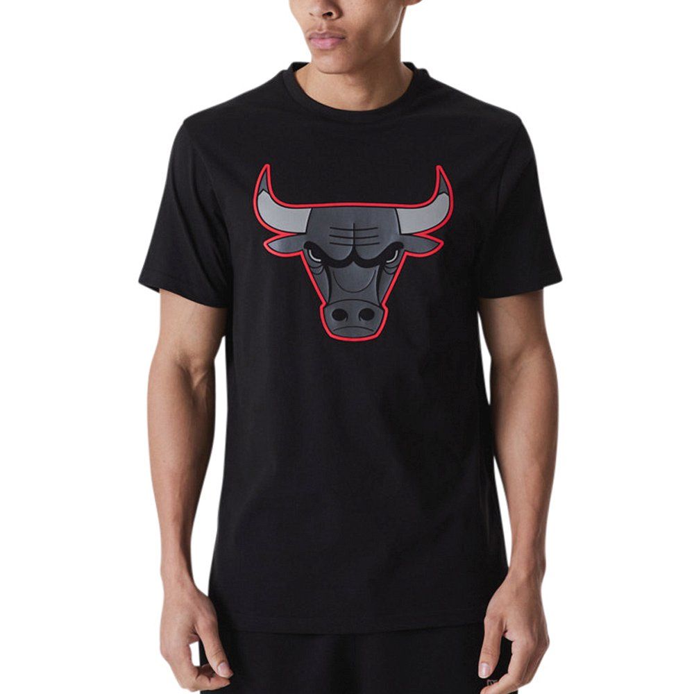 New Era NBA Shirt - OUTLINE Chicago Bulls schwarz von New Era