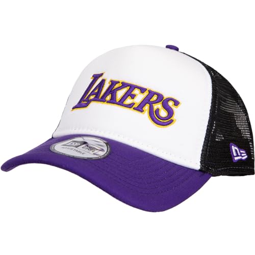 New Era NBA Team Color Block Trucker Cap (DE/NL/SE/PL, Alphanumerisch, Einheitsgröße, Los Angeles Lakers) von New Era