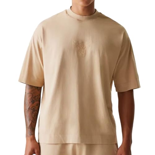 New Era NBA Washed Box T-Shirt Chicago Bulls beige (DE/NL/SE/PL, Alphanumerisch, XXL, Regular, Regular, Beige) von New Era