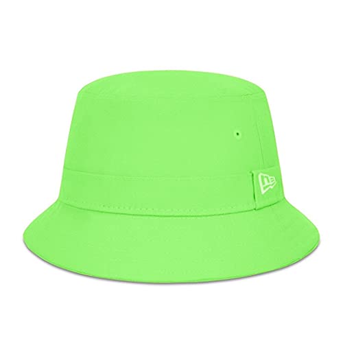 New Era NE Essential Bucket Hat Neongrün Fischerhut - L von New Era