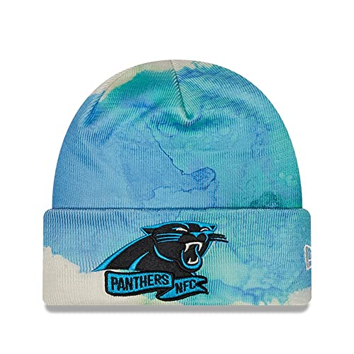New Era NFL 22 Ink Knit Panthers Beanie Mütze Umschlagmütze Strickmütze Damen/Herren - mit Umschlag, Futter Winter Herbst-Winter - One Size blau New Era NFL 22 Ink Knit Panthers Beanie Mütze Umschlagmütze Strickmütze Damen/Herren - mit Umschlag, Futter Winter Herbst-Winter - One Size blau von New Era