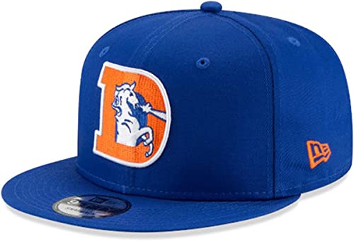 New Era NFL 9FIFTY verstellbare Snapback Mütze Cap Einheitsgröße (Denver Broncos Historic Logo), Denver Broncos Historic Logo, Einheitsgröße von New Era
