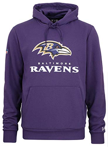 New Era - NFL Baltimore Ravens Team Logo and Name Hoodie - Lila Farbe Lila, Größe 3XL von New Era