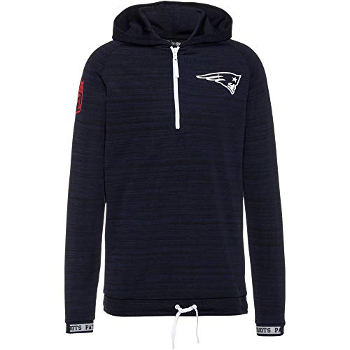 New Era NFL Engineered Half Zip Sweater Herren New England Patriots Blau, Größe:XL von New Era