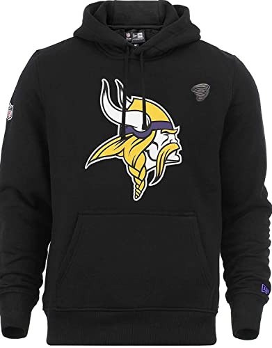 New Era NFL Fanbekleidung Minnesota Vikings schwarz Kapuzenpullover Hoody Team Logo mit CapSpin Pin - XXL von New Era