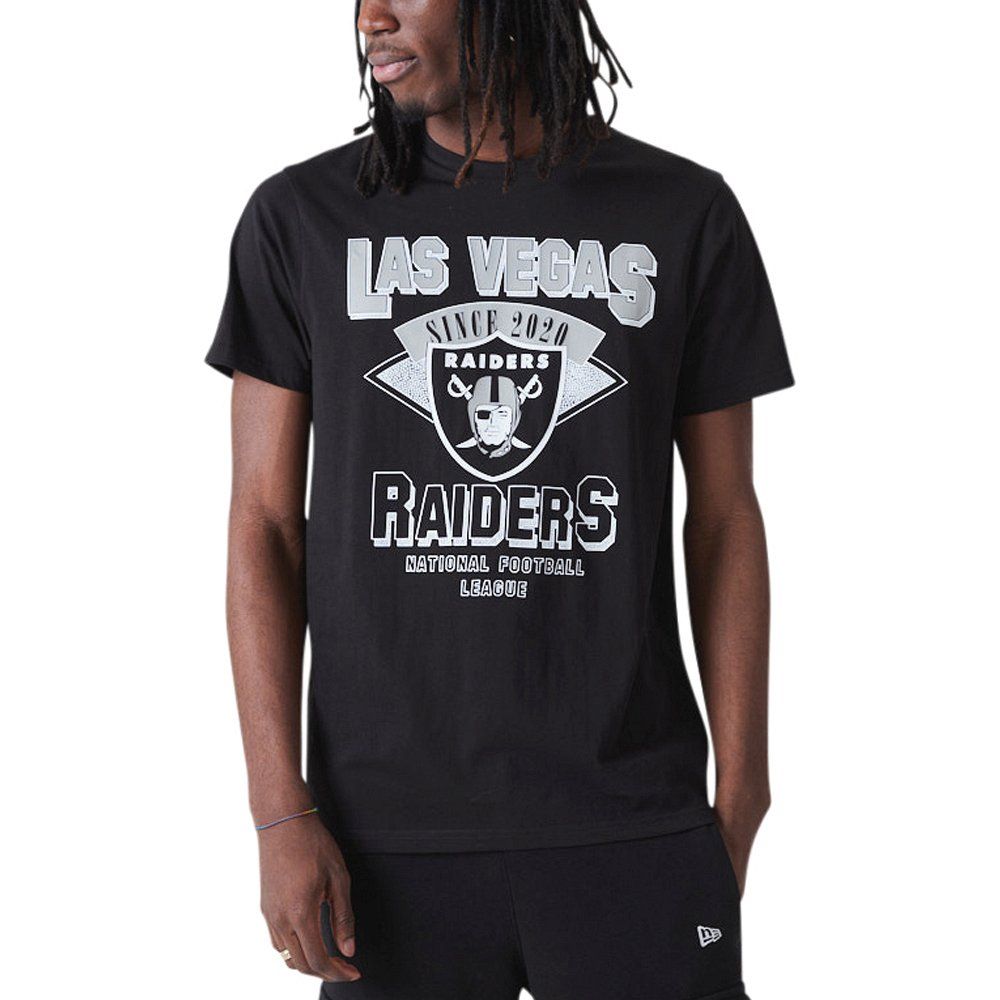 New Era NFL Football Shirt - WORDMARK Las Vegas Raiders von New Era