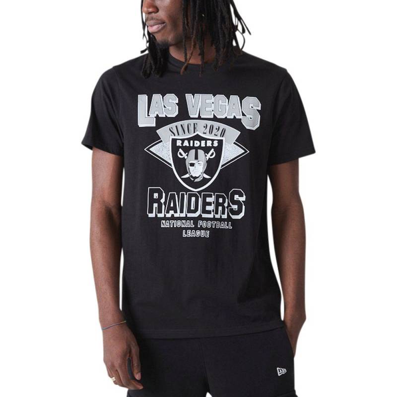 New Era NFL Football Shirt - WORDMARK Las Vegas Raiders von New Era
