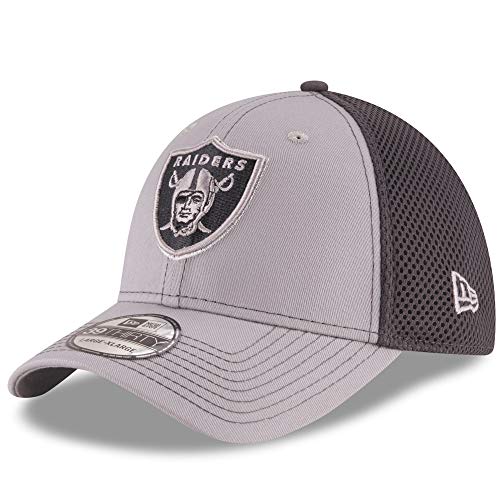 New Era NFL Grayed Out Neo 39Thirty Stretch Flex Fit Hat Cap, LAS VEGAS RAIDERS, S-M von New Era