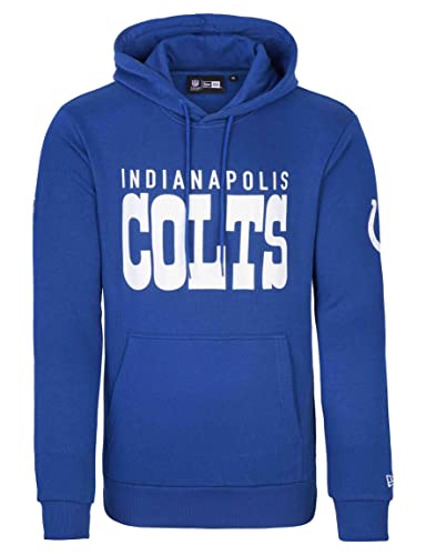 New Era - NFL Indianapolis Colts Team Logo and Name Hoodie Farbe Colts Blau, Größe XS von New Era