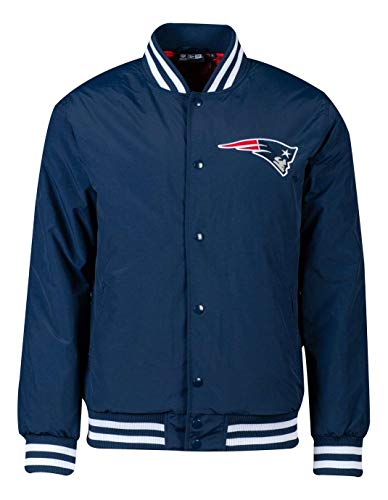 New Era - NFL New England Patriots Team Wordmark GS Bomber Jacke - Blau Farbe Blau, Größe XXL von New Era