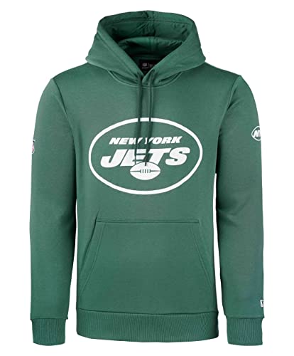 New Era - NFL New York Jets Team Logo and Name Hoodie - Jets Grün Farbe Jets Grün, Größe S von New Era