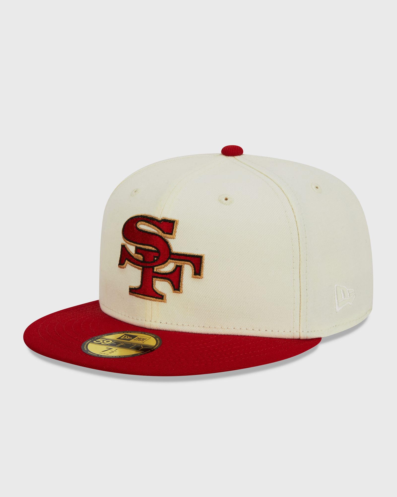 New Era NFL ORIGINALS 5950 18575 SAN FRANCISCO 49ers CHW men Caps red|beige in Größe:7 1/4 von New Era