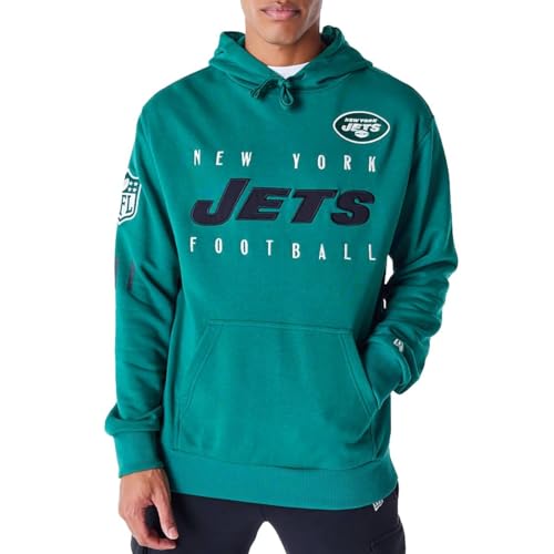 New Era NFL Patch New York Jets Hoodie Herren Kapuzenpullover Green L von New Era