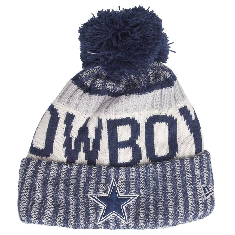 New Era NFL SIDELINE Winter Bobble Mütze - Dallas Cowboys von New Era