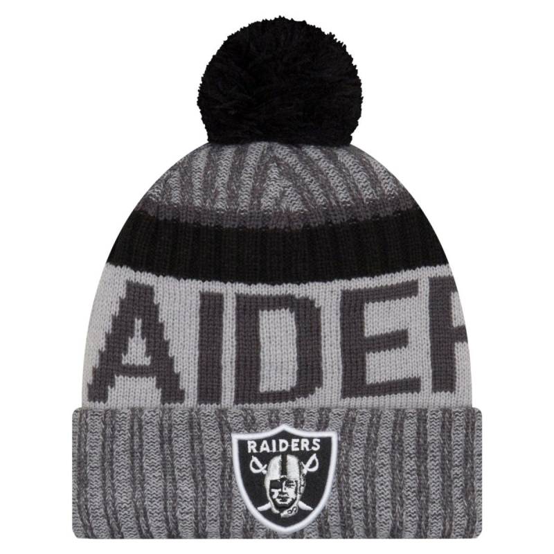 New Era NFL SIDELINE 2017 Bobble Mütze - Oakland Raiders von New Era