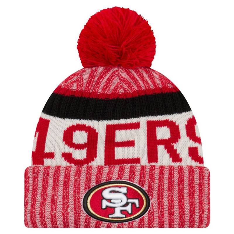 New Era NFL SIDELINE 2017 Bobble Mütze - San Francisco 49ers von New Era