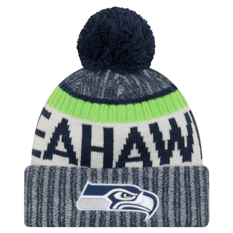 New Era NFL SIDELINE 2017 Bobble Mütze - Seattle Seahawks von New Era