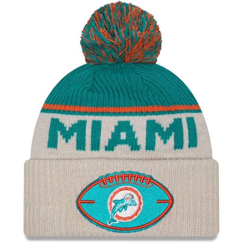 New Era NFL SIDELINE Winter Mütze Miami Dolphins Retro von New Era