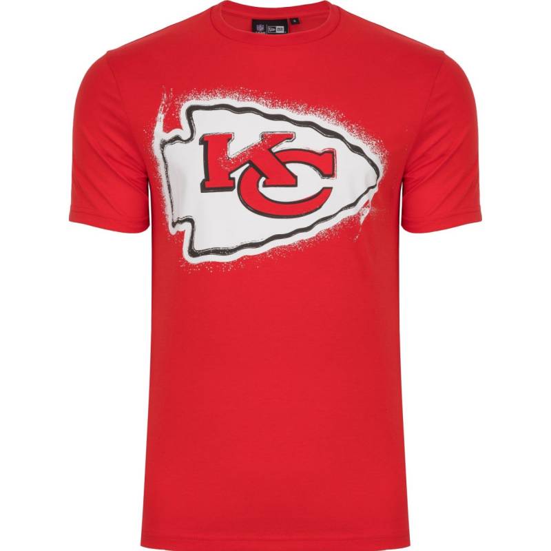 New Era NFL Shirt - SPRAY Kansas City Chiefs rot von New Era