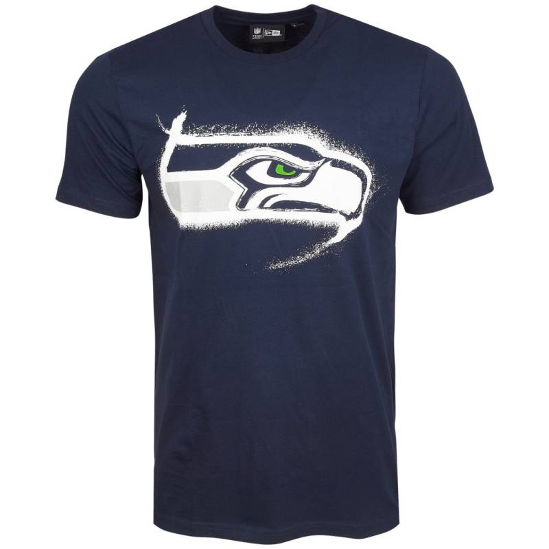 New Era NFL Shirt - SPRAY Seattle Seahawks navy von New Era