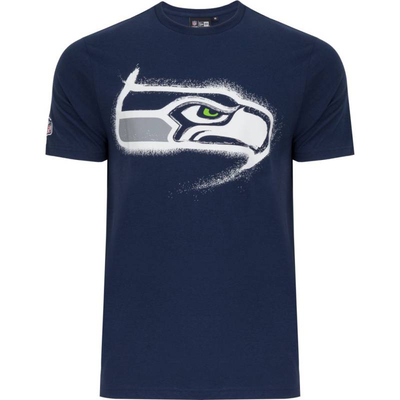 New Era NFL Shirt - SPRAY Seattle Seahawks navy von New Era