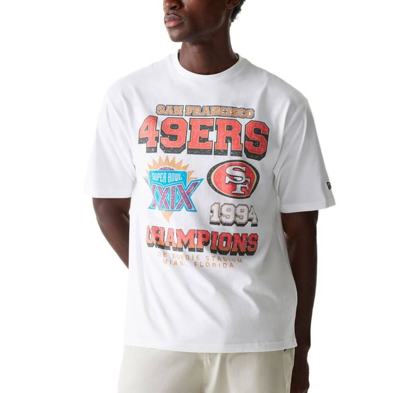 New Era NFL Shirt - SUPERBOWL San Francisco 49ers weiß von New Era