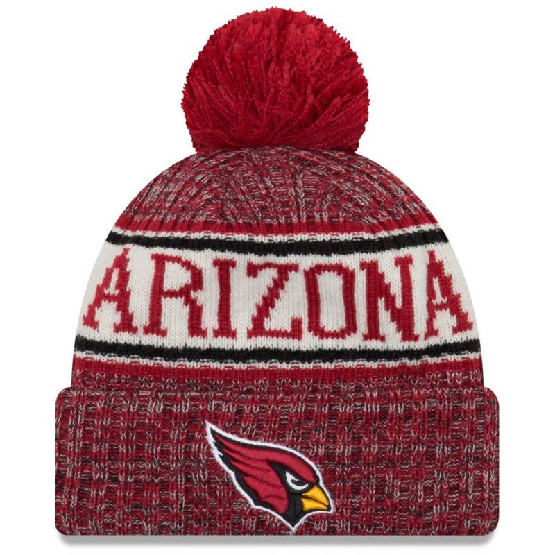 New Era NFL Sideline 2018 Bobble Mütze - Arizona Cardinals von New Era