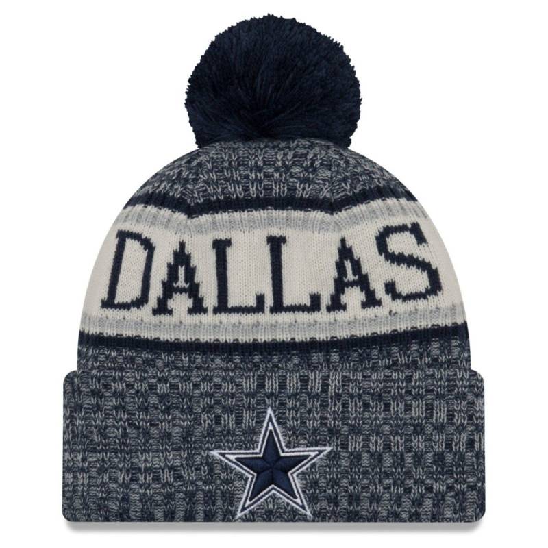 New Era NFL Sideline 2018 Bobble Mütze - Dallas Cowboys von New Era