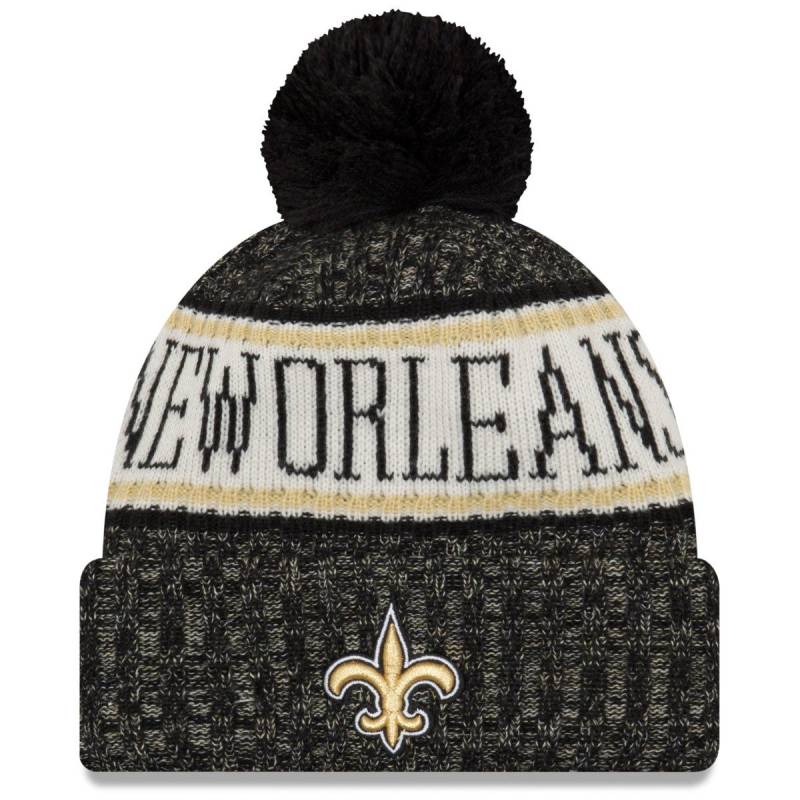 New Era NFL Sideline Winter Bobble Mütze New Orleans Saints von New Era