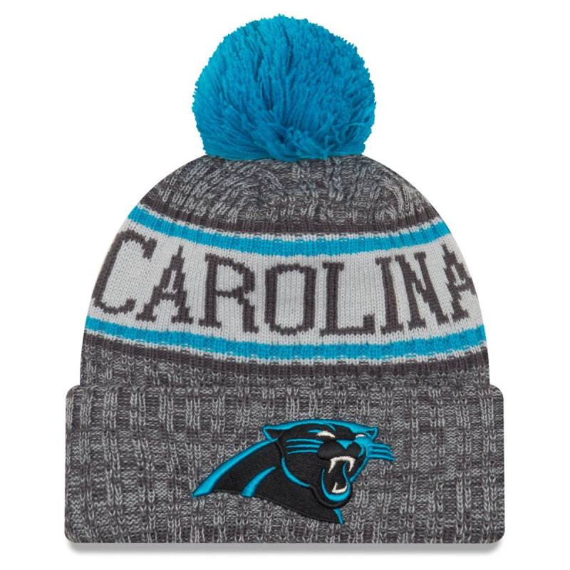 New Era NFL Sideline Graphite Mütze - Carolina Panthers von New Era