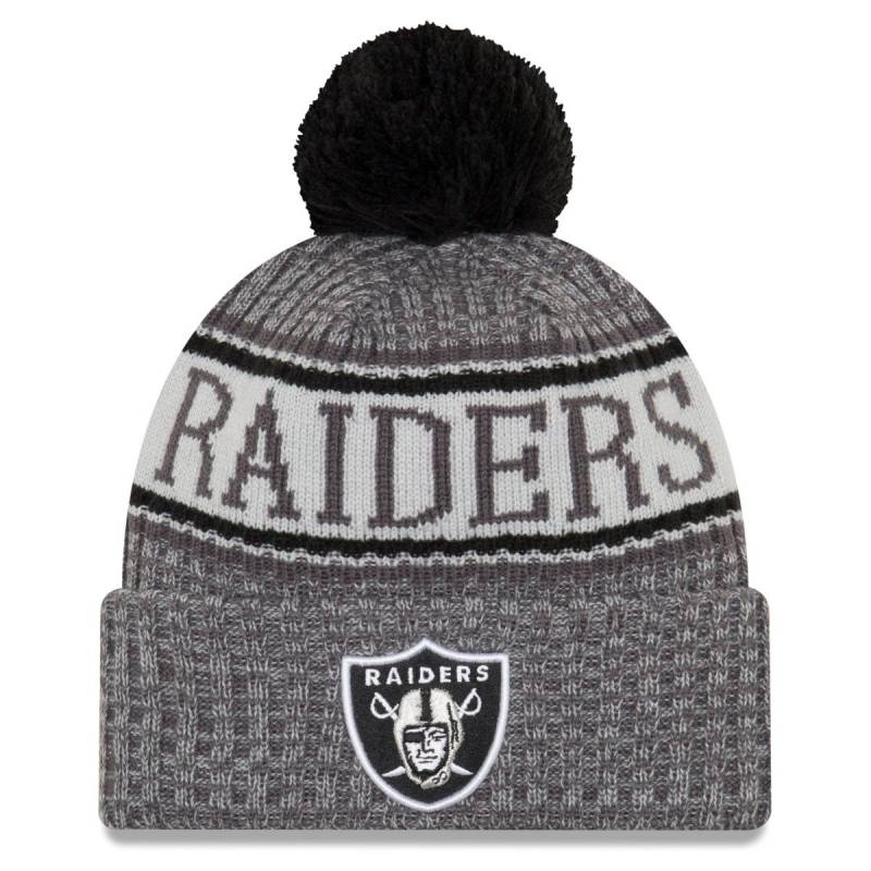New Era NFL Sideline Graphite Mütze - Oakland Raiders von New Era