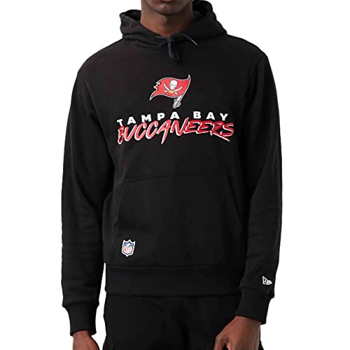 New Era - NFL Tampa Bay Buccaneers Script Team Hoodie Farbe Schwarz, Größe 3XL von New Era