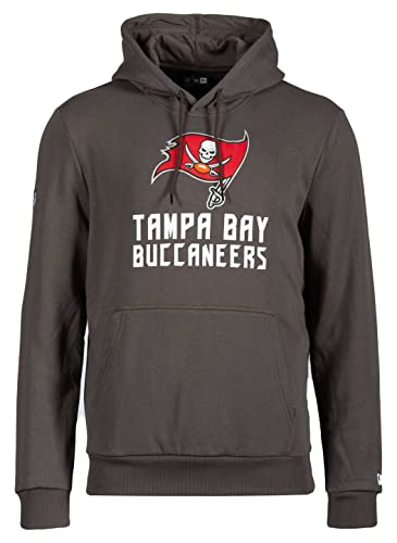 New Era - NFL Tampa Bay Buccaneers Team Logo and Name Hoodie Farbe Dunkelgrau, Größe XS von New Era