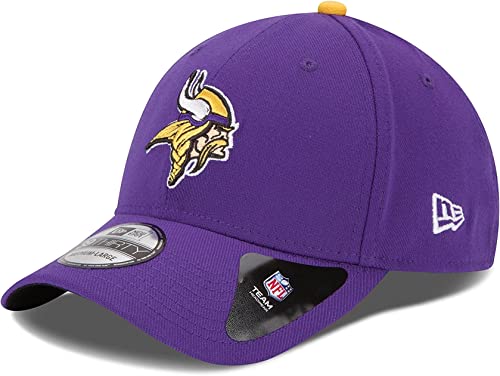 New Era NFL Team Classic 39THIRTY Stretch Flex Fit Hat Cap, Minnesota Vikings violett, M/L von New Era