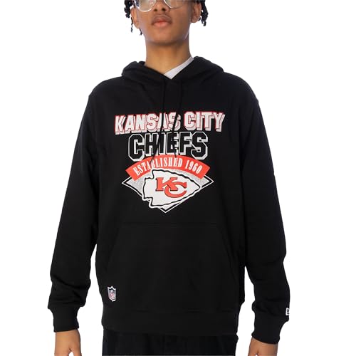 New Era NFL Team Graphic Hoody KANCHI BLKWHI Kansas City Chiefs, MÄNNLICH Kapuzenpullover, von New Era