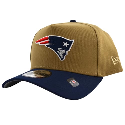 New Era NFL Team Logo 9FORTY Cap New England Patriots Khaki/Navy von New Era