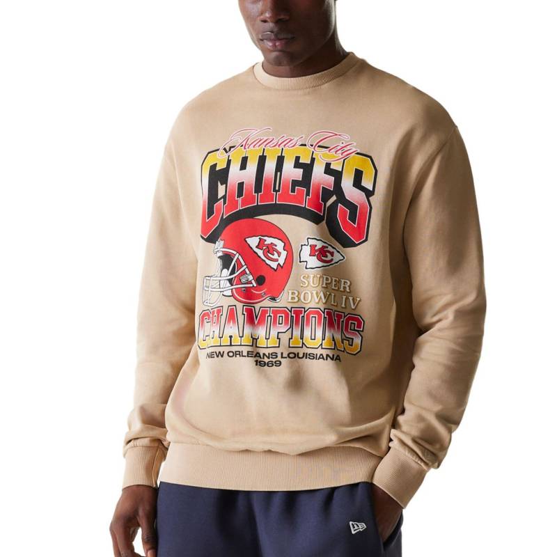 New Era NFL Washed Oversized Pullover - Kansas City Chiefs von New Era