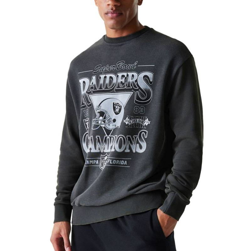 New Era NFL Washed Oversized Pullover - Las Vegas Raiders von New Era