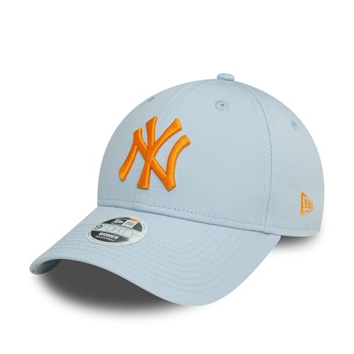 New Era NY Baseball Accessoire MLB Cap Fans New York Yankees gebogener Schirm Frau Mädchen verstellbar blau - One-Size von New Era