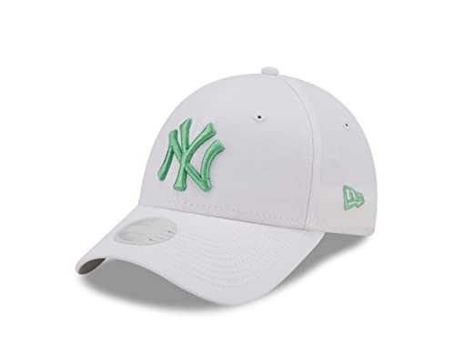 New Era NY Fanprodukt New York Yankees Basecap MLB weiß grün Strapback gebogener Schirm Damen Frauen - One-Size von New Era