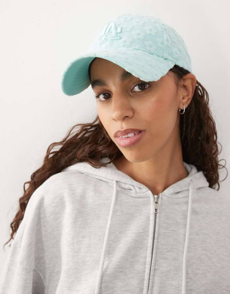 New Era - NY Yankees 9Forty - Kappe in Grün aus Frottee mit Blumenmuster von New Era