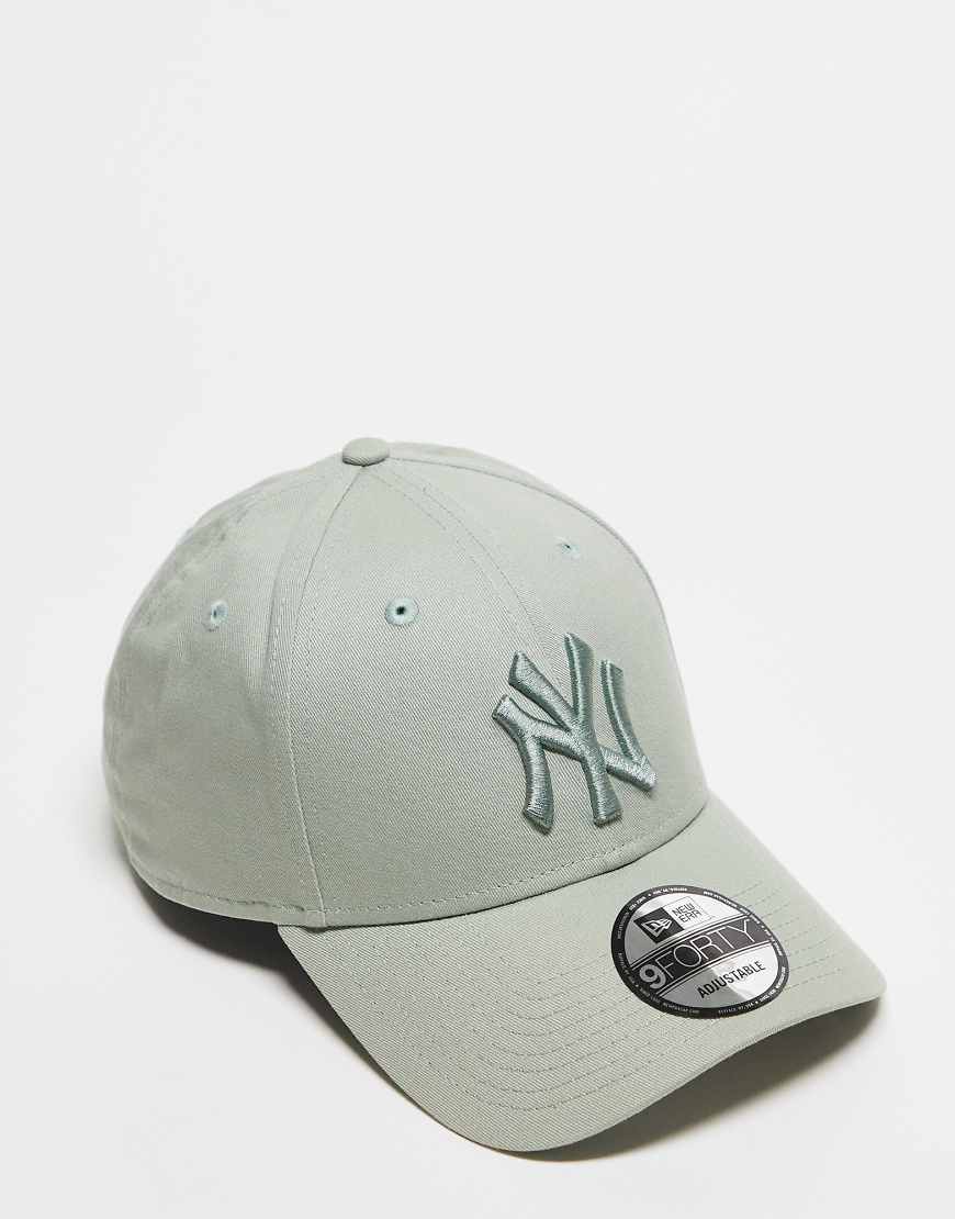 New Era - NY Yankees 9Forty - Kappe in Salbeigrün von New Era