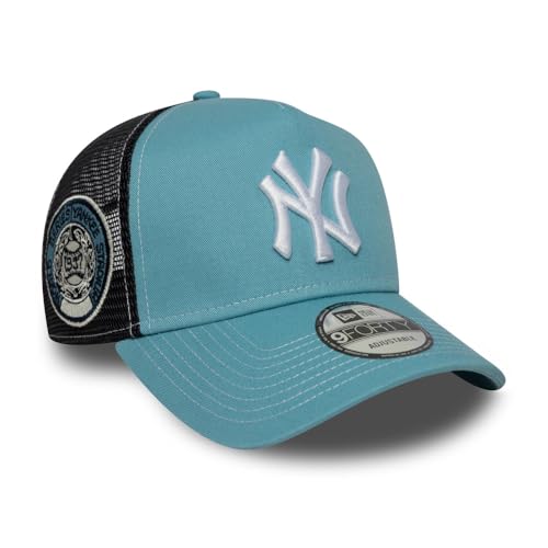 New Era NY Yankees World Series Patch MLB 9Forty A-Frame Trucker, verstellbar, Unisex von New Era